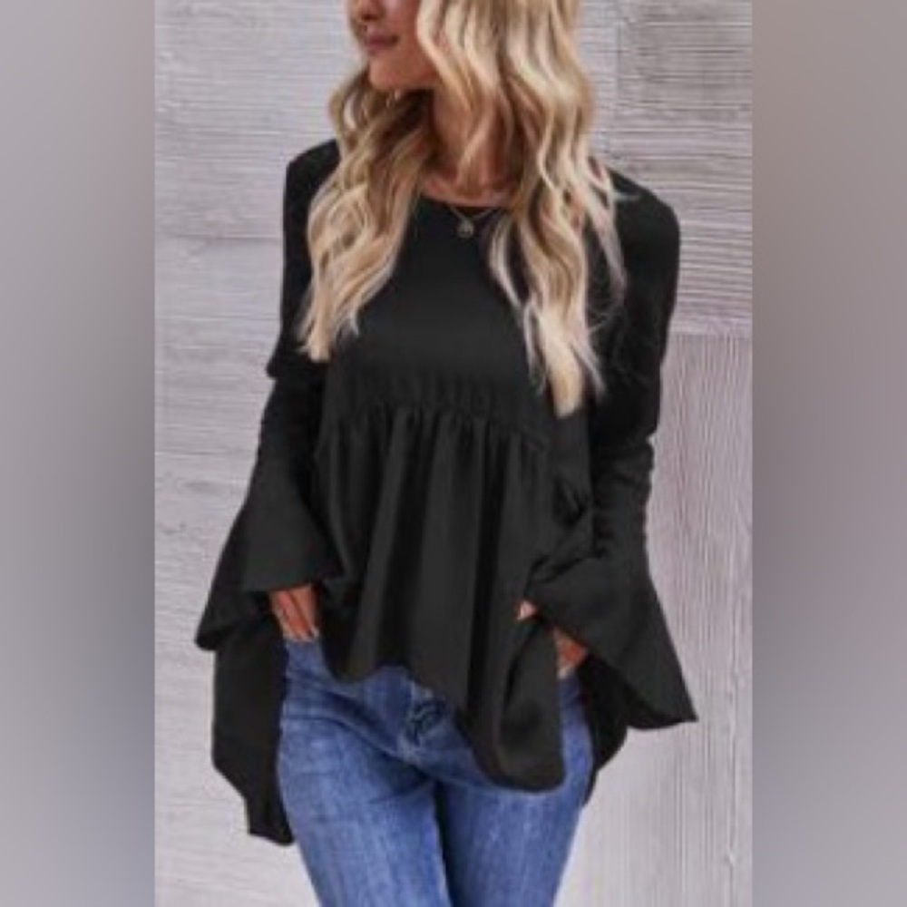 Elegant Black Women's Top